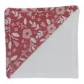 Red floral corner bookmark
