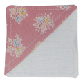 Pink floral corner bookmark