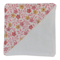 Yellow and pink floral corner bookmark