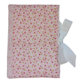 Yellow and pink floral book sleeve