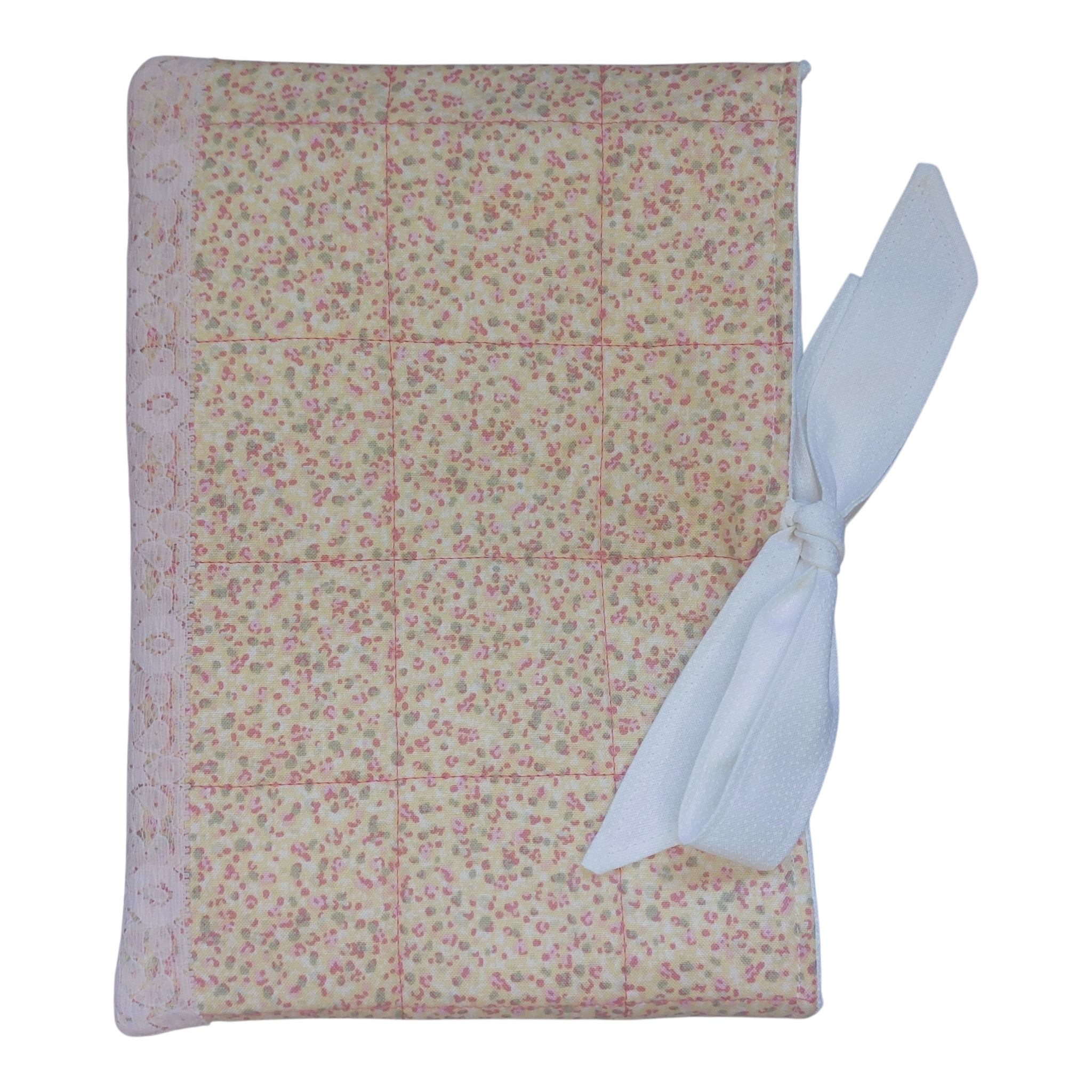 Yellow floral book sleeve