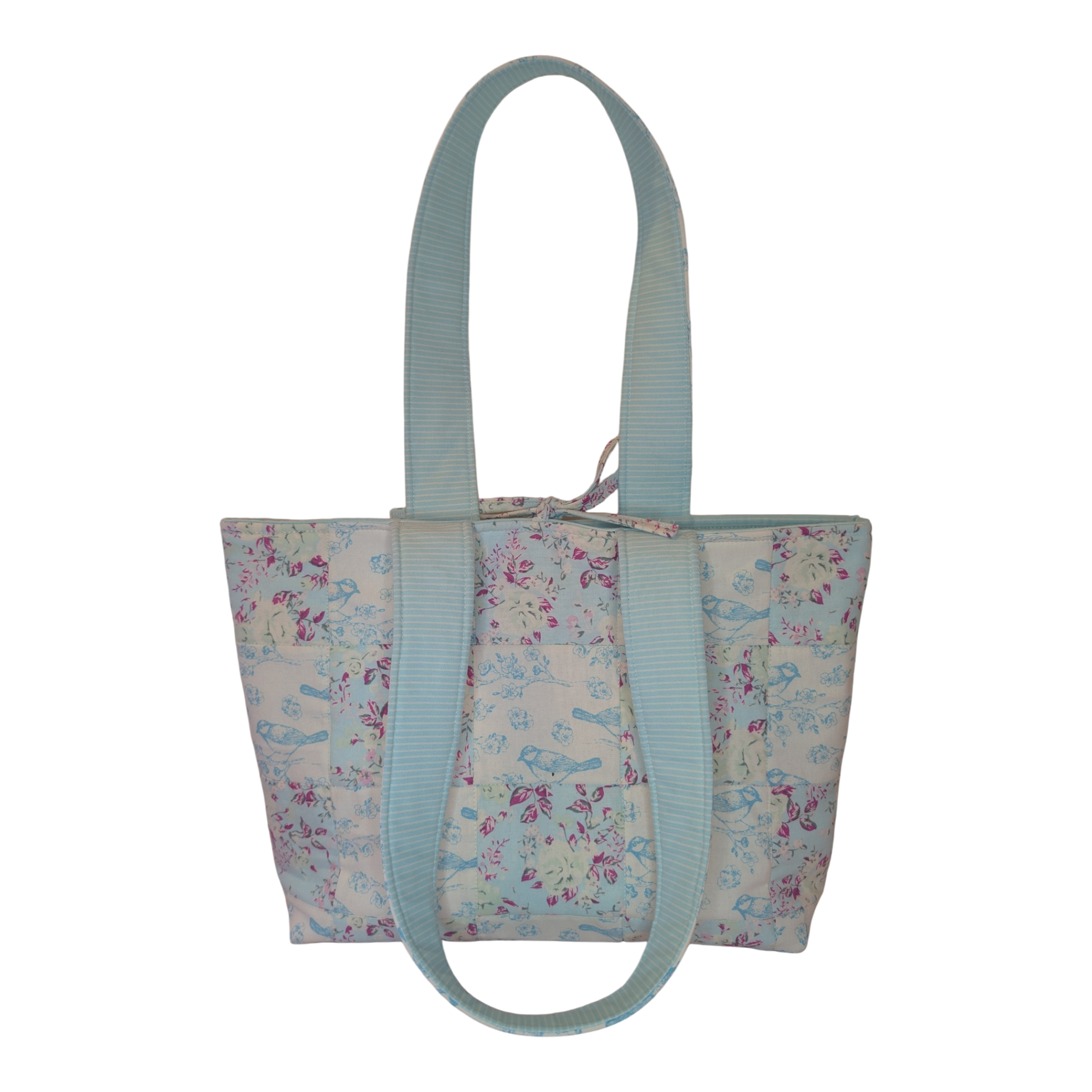 Mini Tote Bag - Bluebird Patchwork
