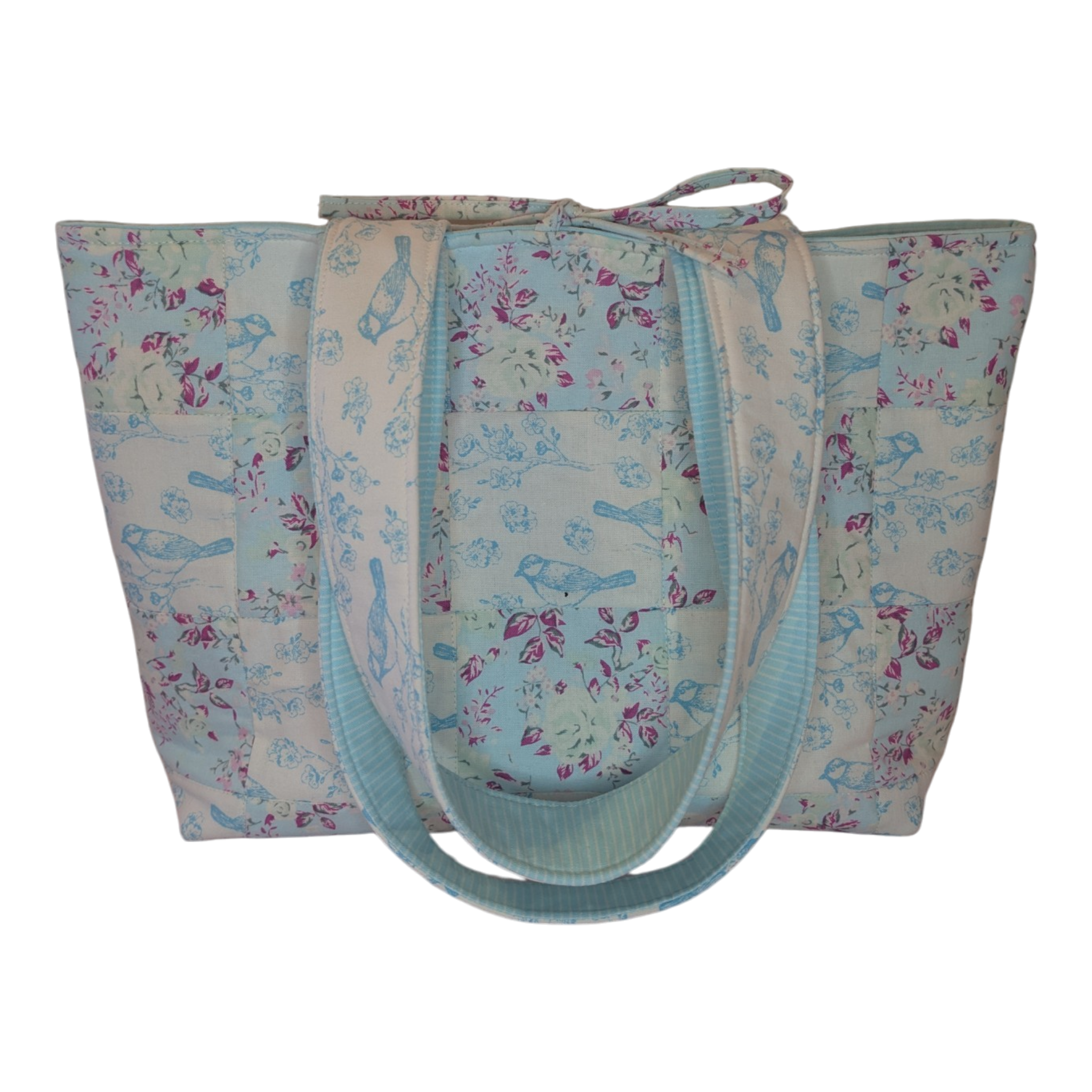 Mini Tote Bag - Bluebird Patchwork